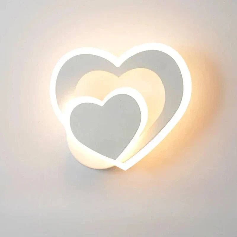 Herz Wandleuchte | Romantisches Design | Einfache Installation - AtmosLove