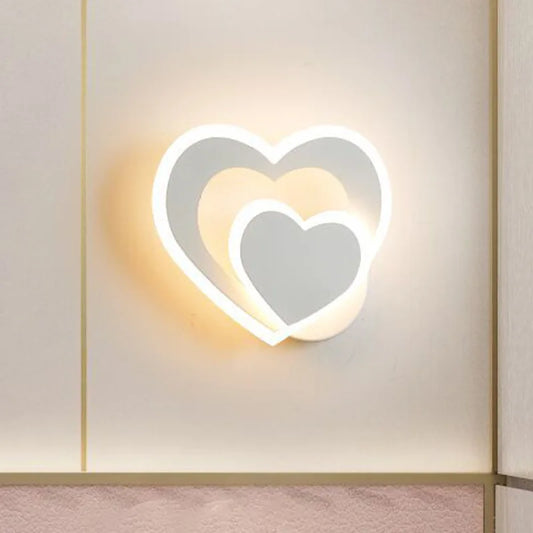 Herz Wandleuchte | Romantisches Design | Einfache Installation - AtmosLove