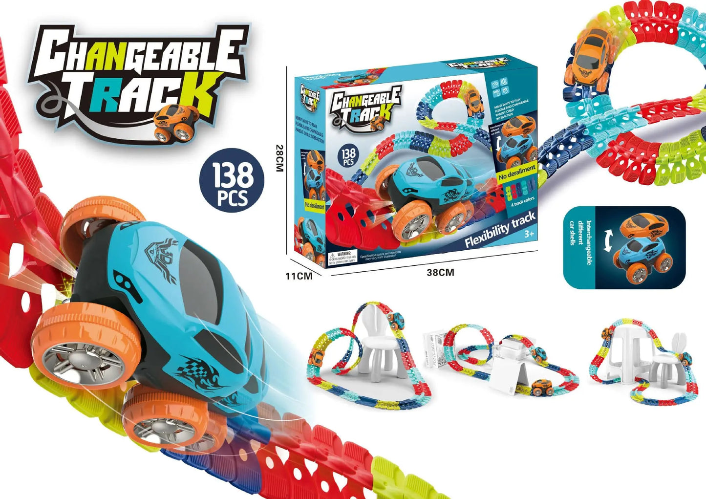 PinTrack™ Anti-Gravitations-Autobahn-Set