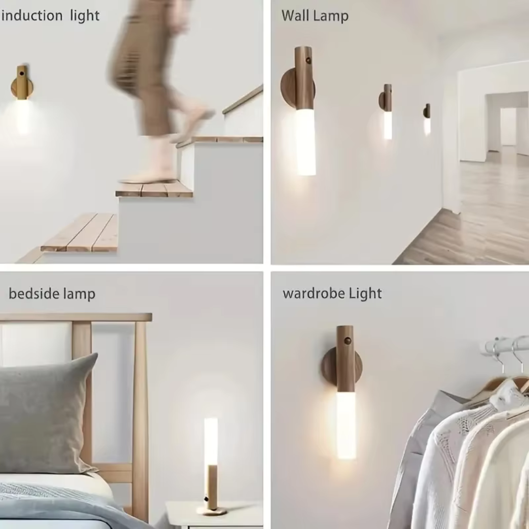 Luxuriöse kabellose Holzlampe – bis zu 100 Stunden Licht