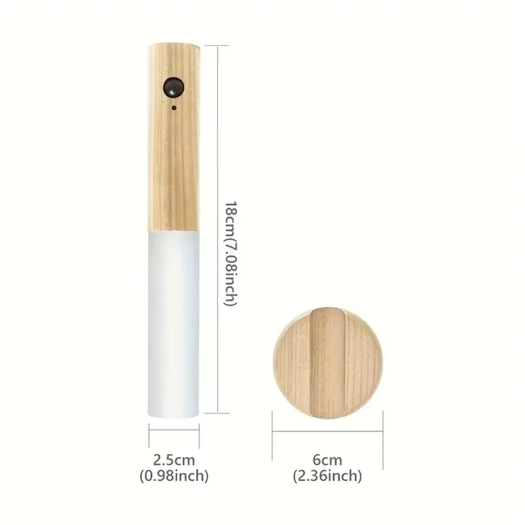 Luxuriöse kabellose Holzlampe – bis zu 100 Stunden Licht