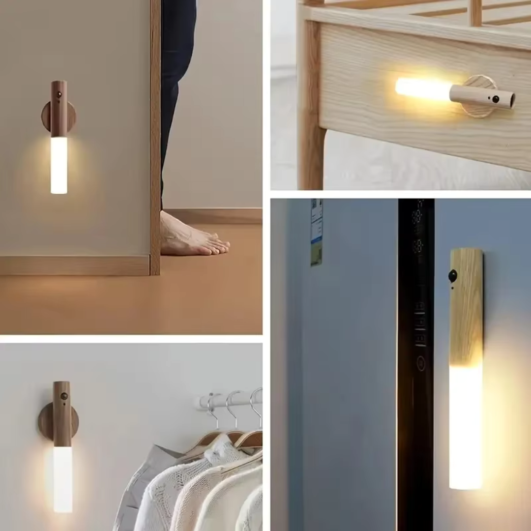 Luxuriöse kabellose Holzlampe – bis zu 100 Stunden Licht