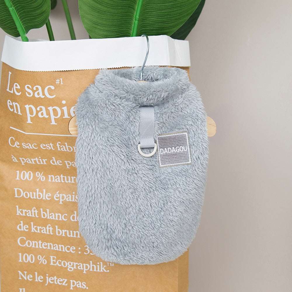 Fleece Pet™ - Elastischer Jumpsuit mit Zugring für Welpen und Katzen