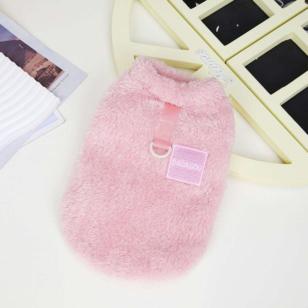 Fleece Pet™ - Elastischer Jumpsuit mit Zugring für Welpen und Katzen