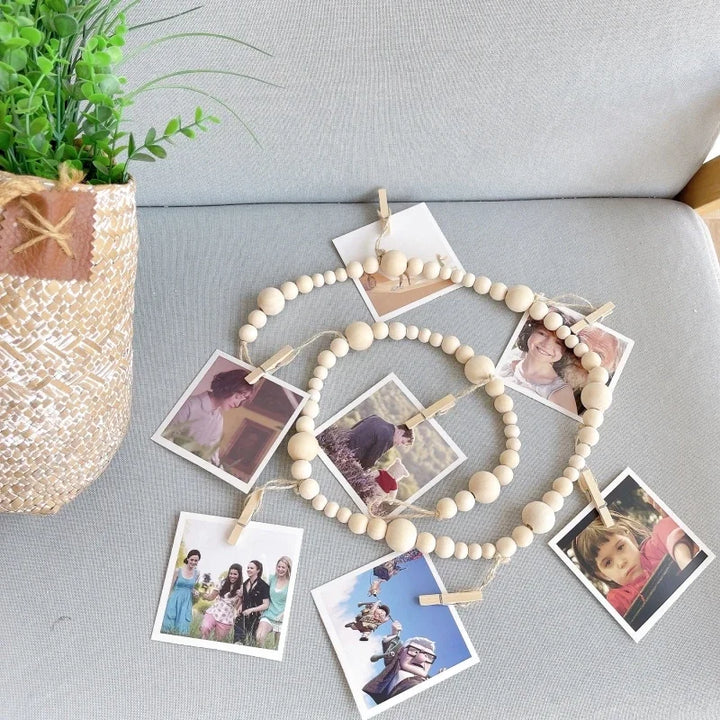 2+1 gratis! Makramee-Fotorahmen im Boho-Stil – Handgemachte Wanddekoration für Ihre Lieblingsfotos - makramee