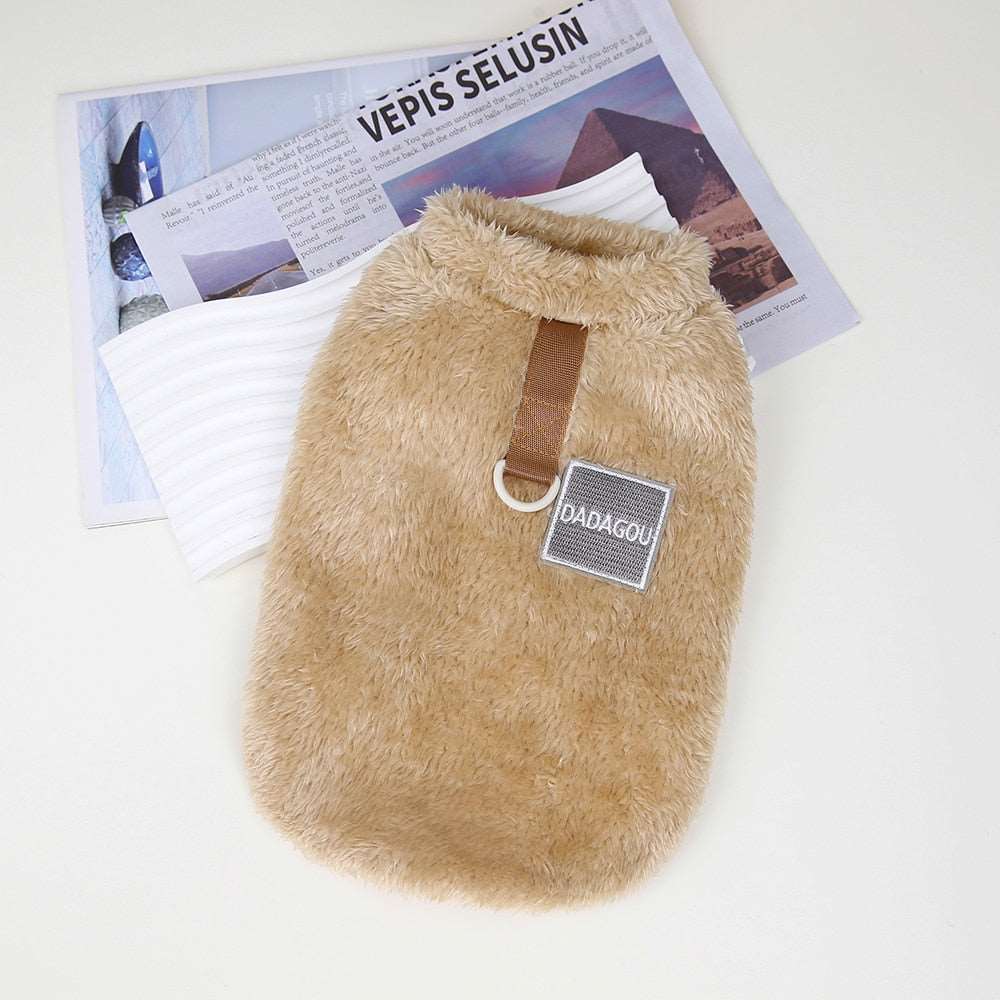 Fleece Pet™ - Elastischer Jumpsuit mit Zugring für Welpen und Katzen
