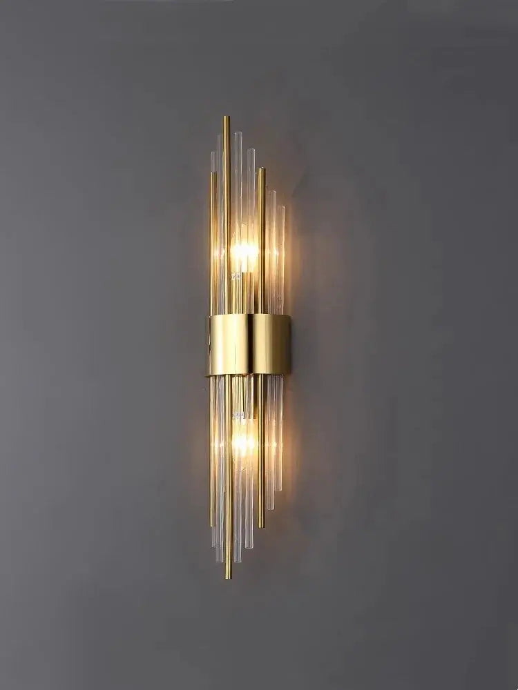 Éclat Doré - Moderne Wandlampe aus Glas und Gold