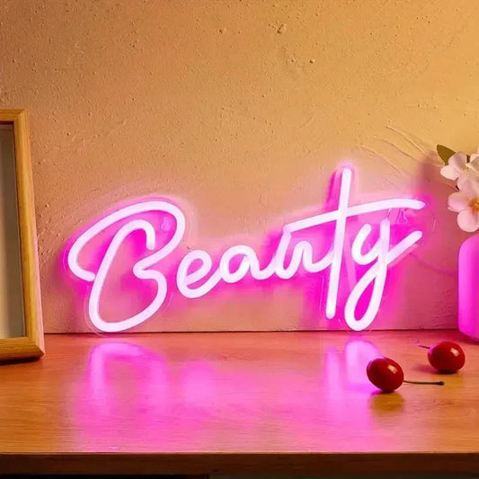 Schönheit Neonlicht