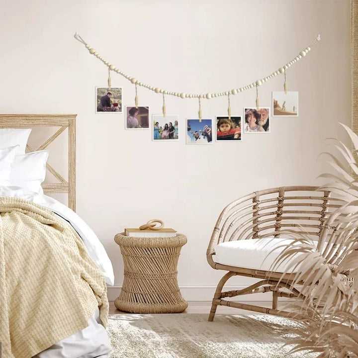 2+1 gratis! Makramee-Fotorahmen im Boho-Stil – Handgemachte Wanddekoration für Ihre Lieblingsfotos - makramee
