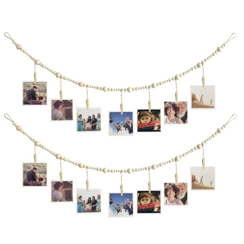 2+1 gratis! Makramee-Fotorahmen im Boho-Stil – Handgemachte Wanddekoration für Ihre Lieblingsfotos - makramee