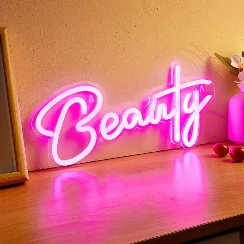 Schönheit Neonlicht