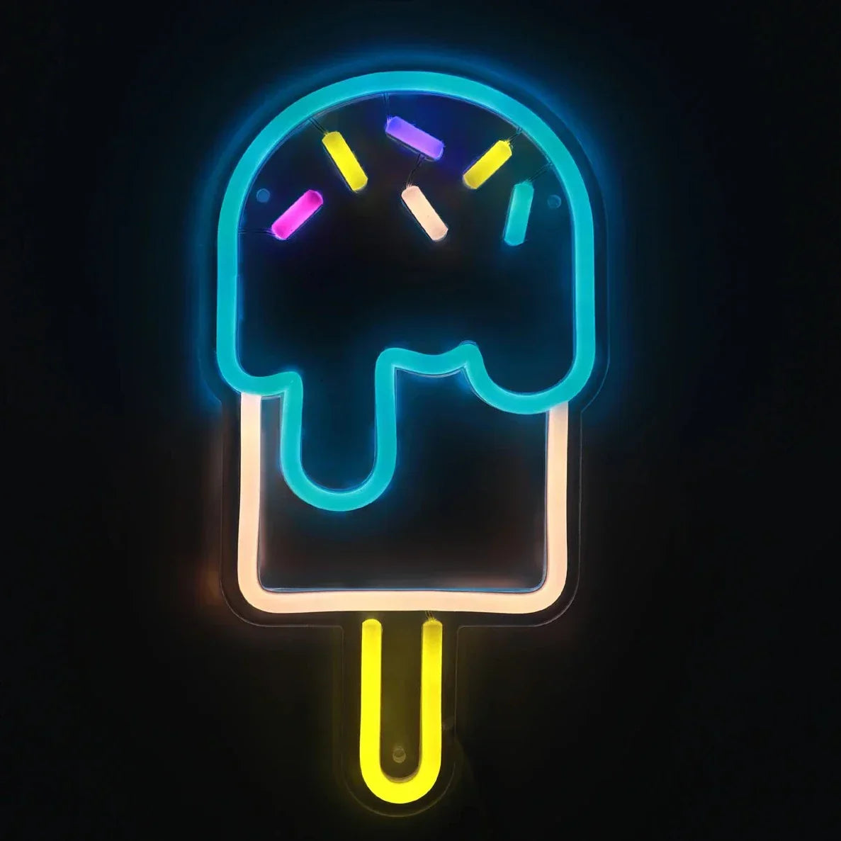 Neonlicht am Stiel