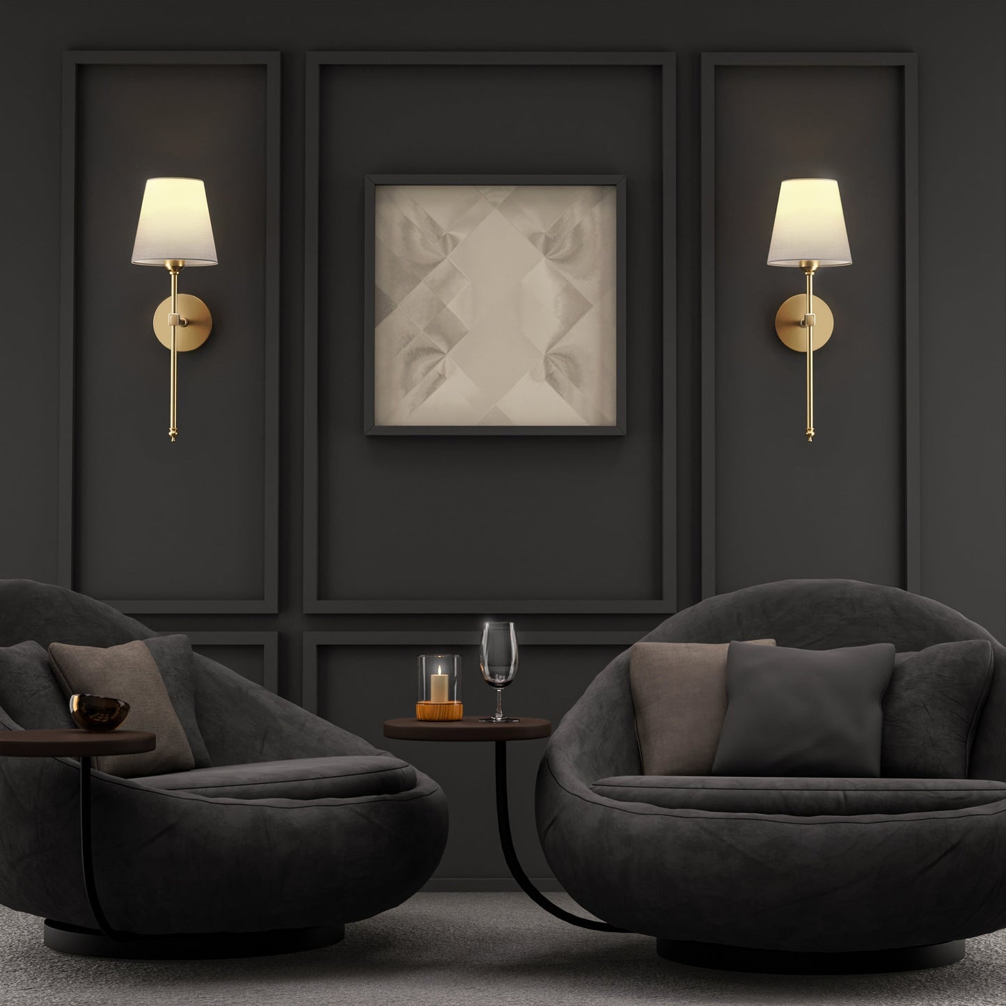 (2ER-SET) Sienna™ | DRAHTLOSE WANDLEUCHTEN