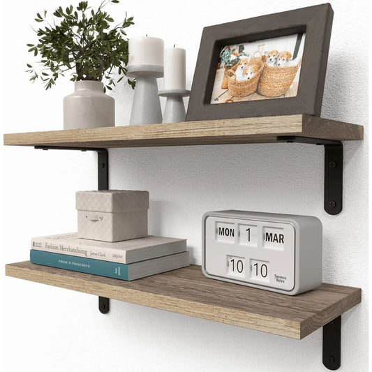 Schweberegale aus Holz – Dekorative Wandregale