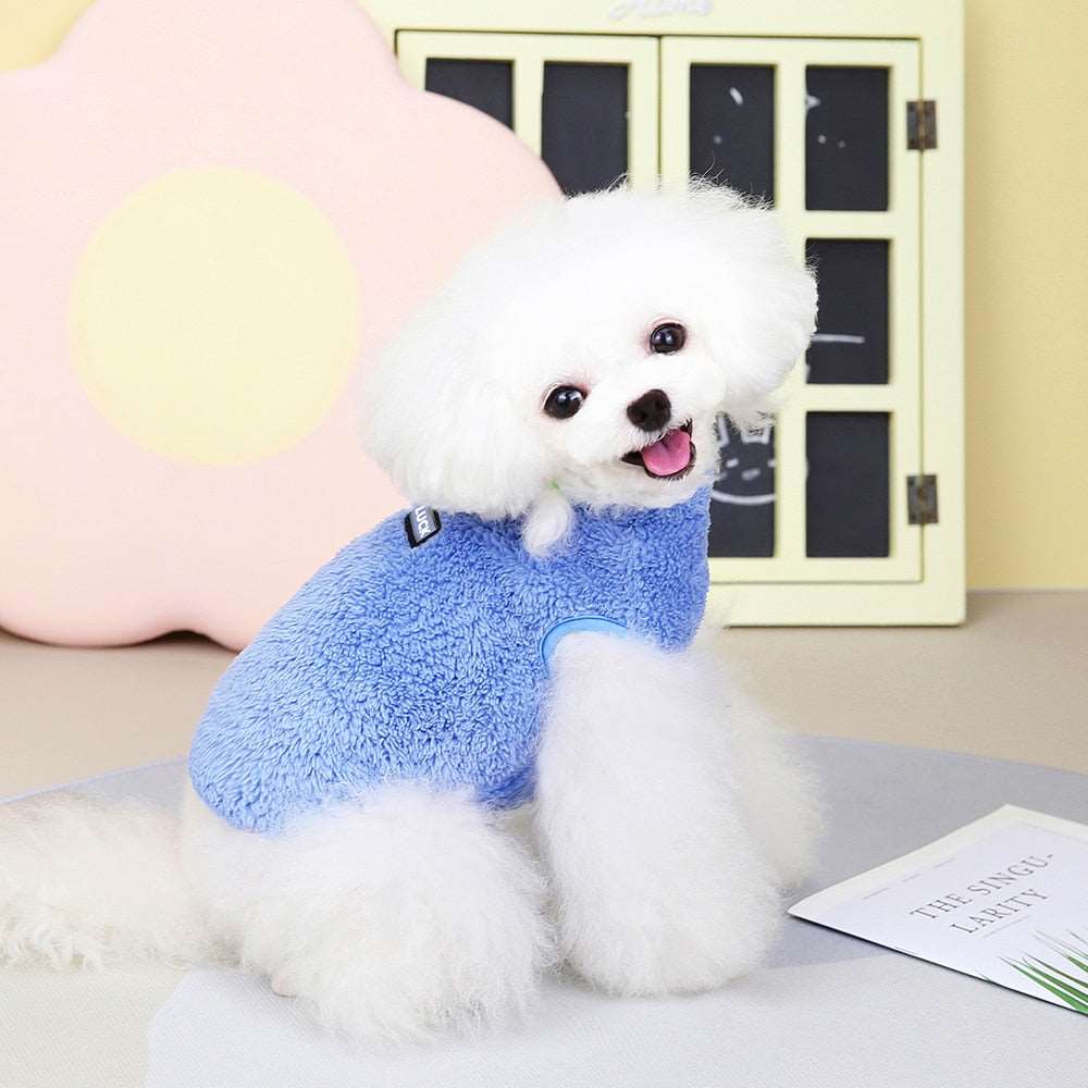 Fleece Pet™ - Elastischer Jumpsuit mit Zugring für Welpen und Katzen