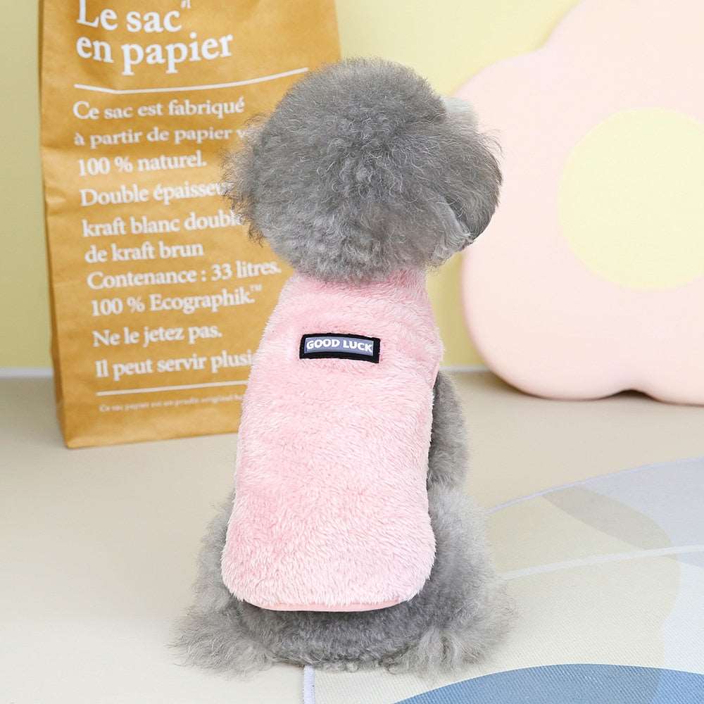 Fleece Pet™ - Elastischer Jumpsuit mit Zugring für Welpen und Katzen
