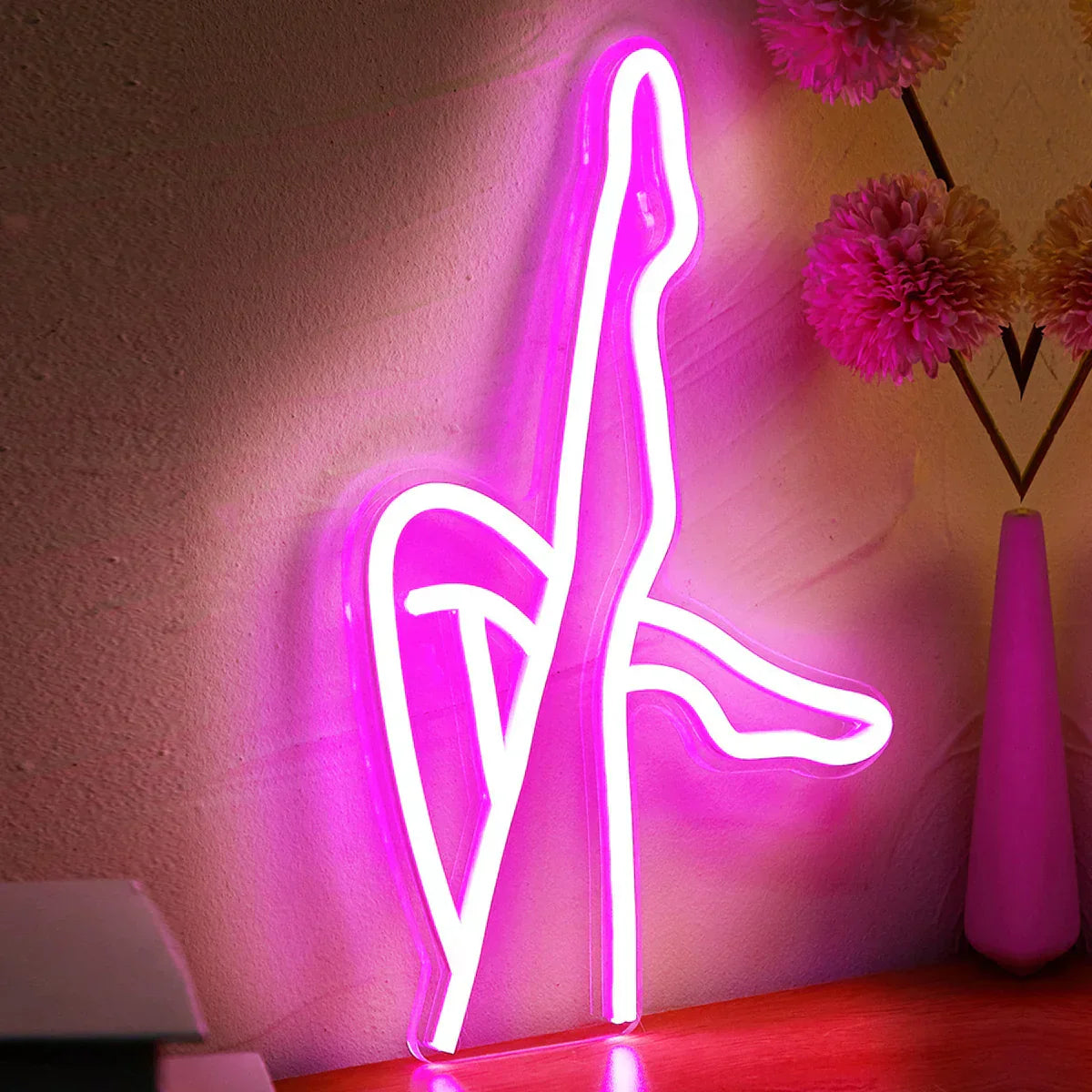 Elektrisches Lady-Neonlicht