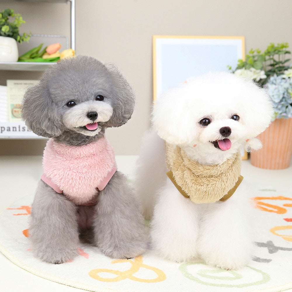 Fleece Pet™ - Elastischer Jumpsuit mit Zugring für Welpen und Katzen