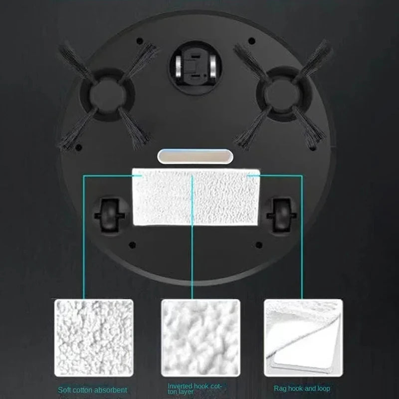 3-in-1-Roboterstaubsauger: Intelligenter Staubsaugerroboter