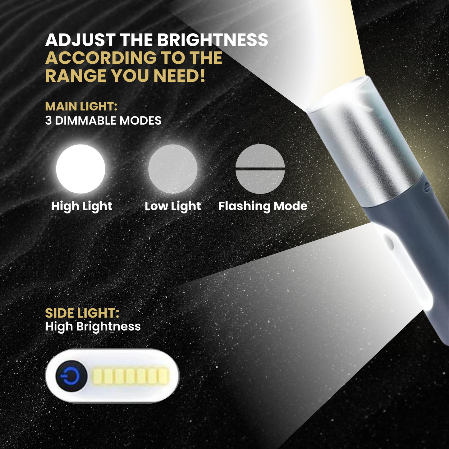 Zenlight™ - Wiederaufladbare LED-Taschenlampe