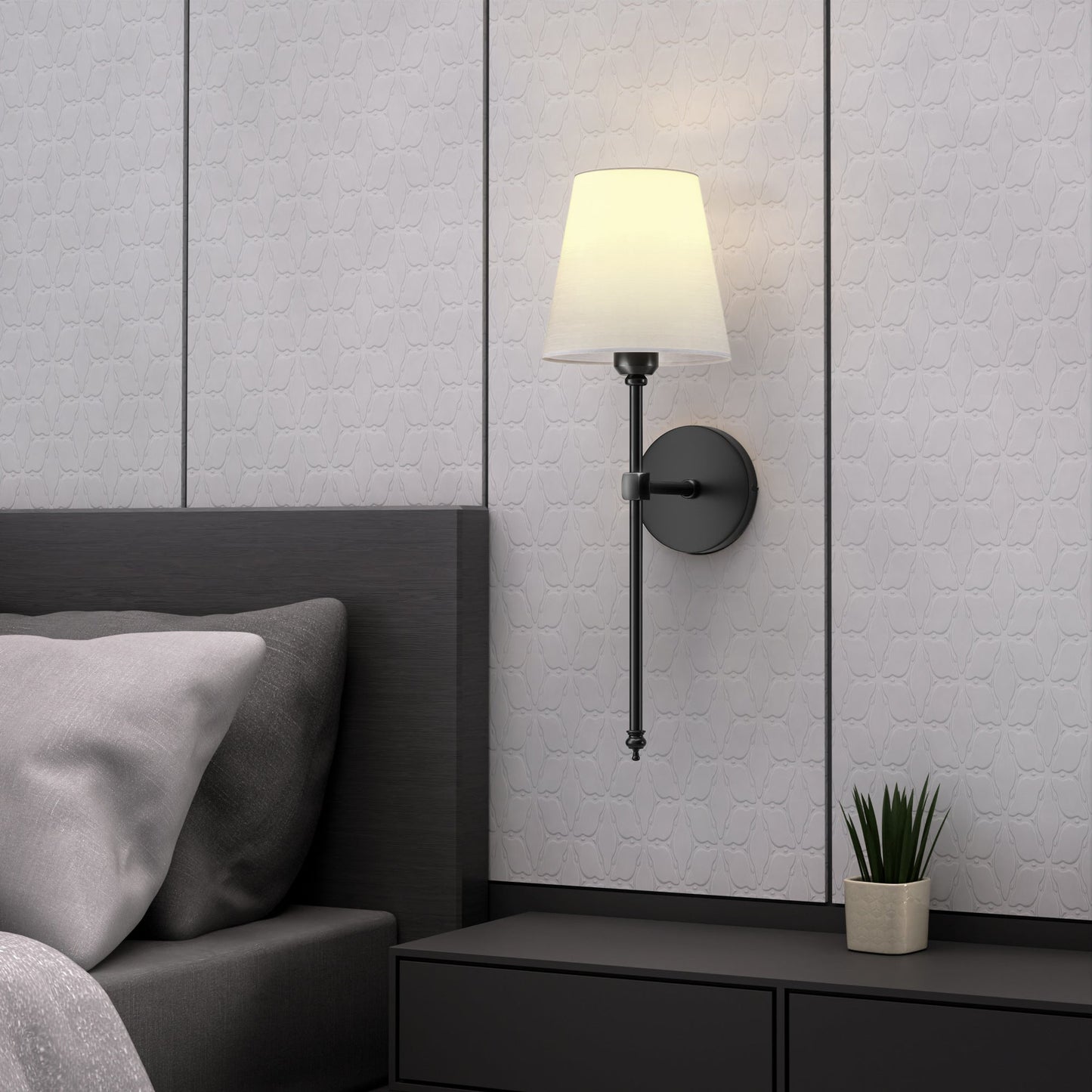 (2ER-SET) Sienna™ | DRAHTLOSE WANDLEUCHTEN