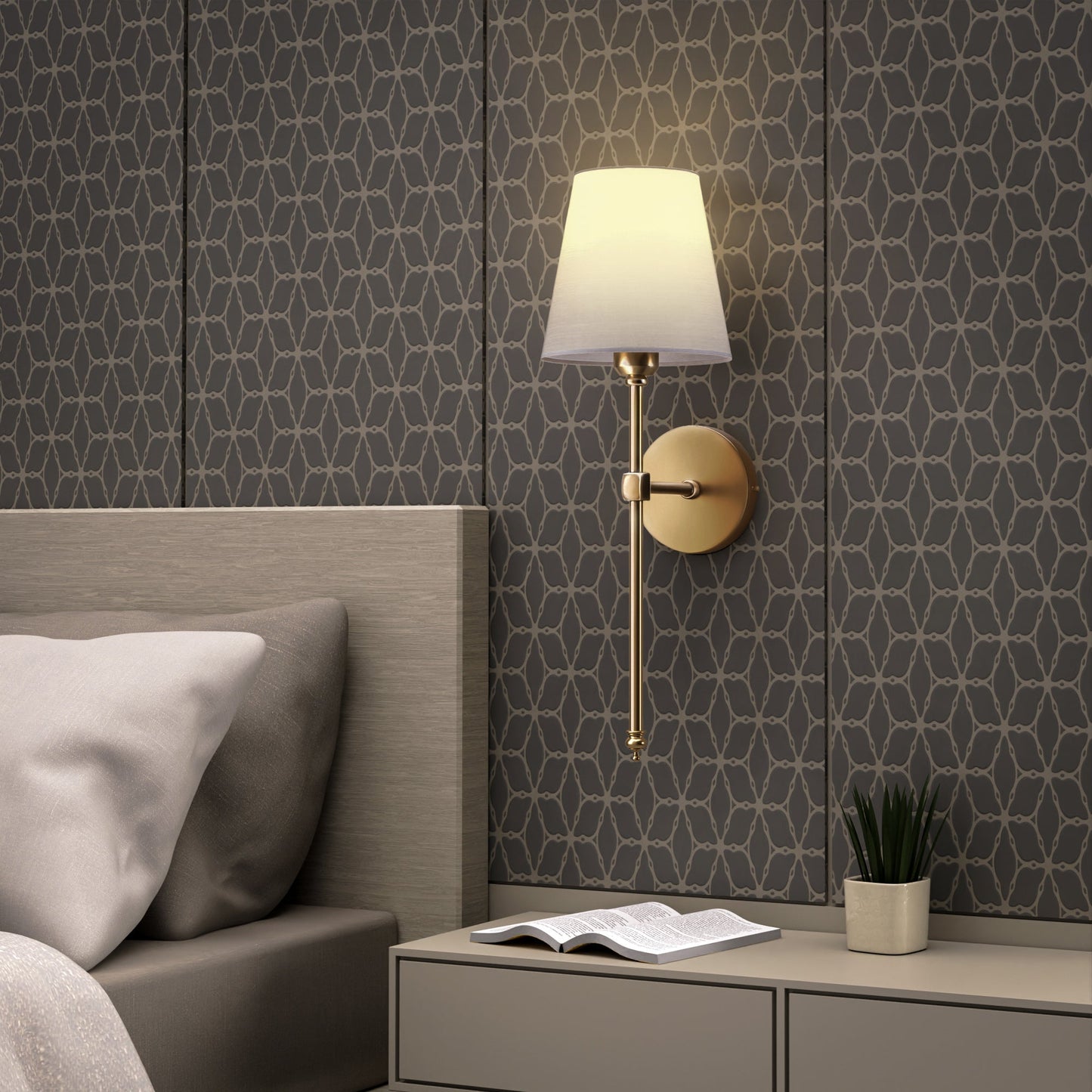 (2ER-SET) Sienna™ | DRAHTLOSE WANDLEUCHTEN