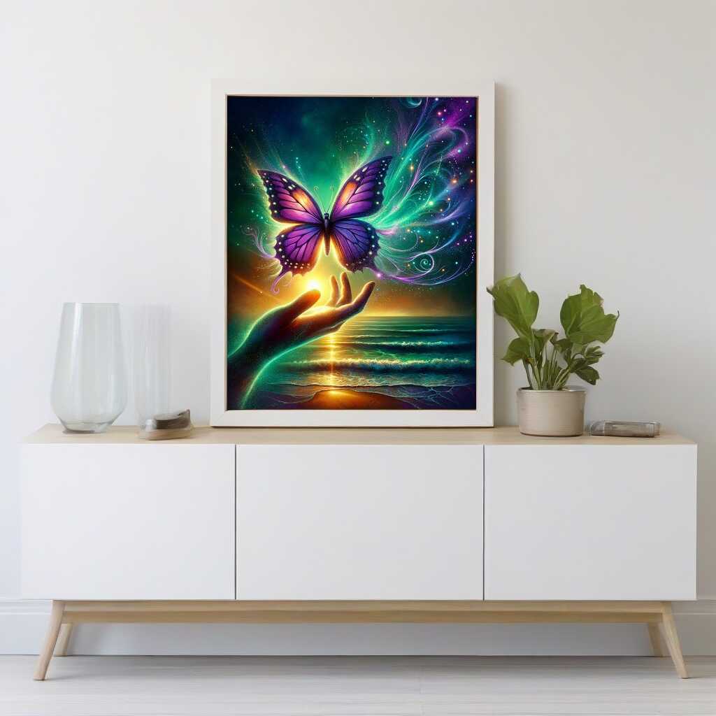 2+1 gratis! |  Diamond Painting - Schmetterlingsfreiheit