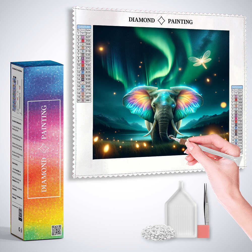 2+1 gratis! |  Diamond Painting - Nordlichter Magie