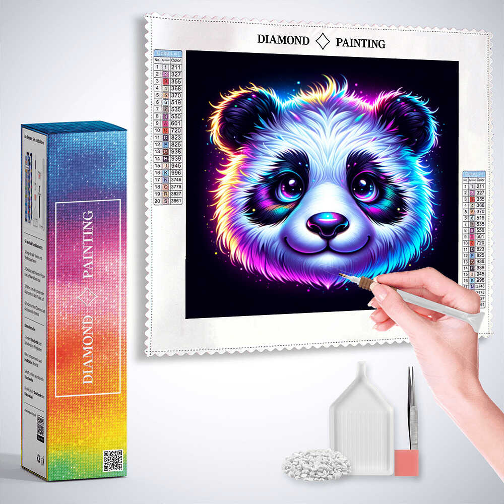 2+1 gratis! |  Diamond Painting - Kosmisches Farbwunder