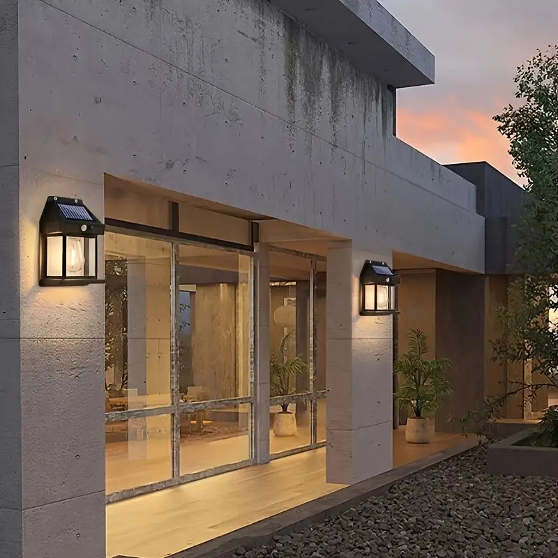 Moderne und Luxus Wasserdichte Wandleuchte | SolarLuxe