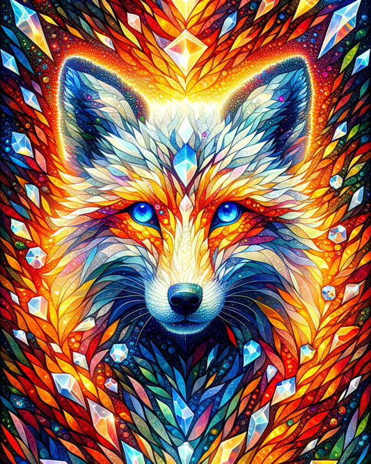 2+1 gratis! |  Diamond Painting - Fuchsbär