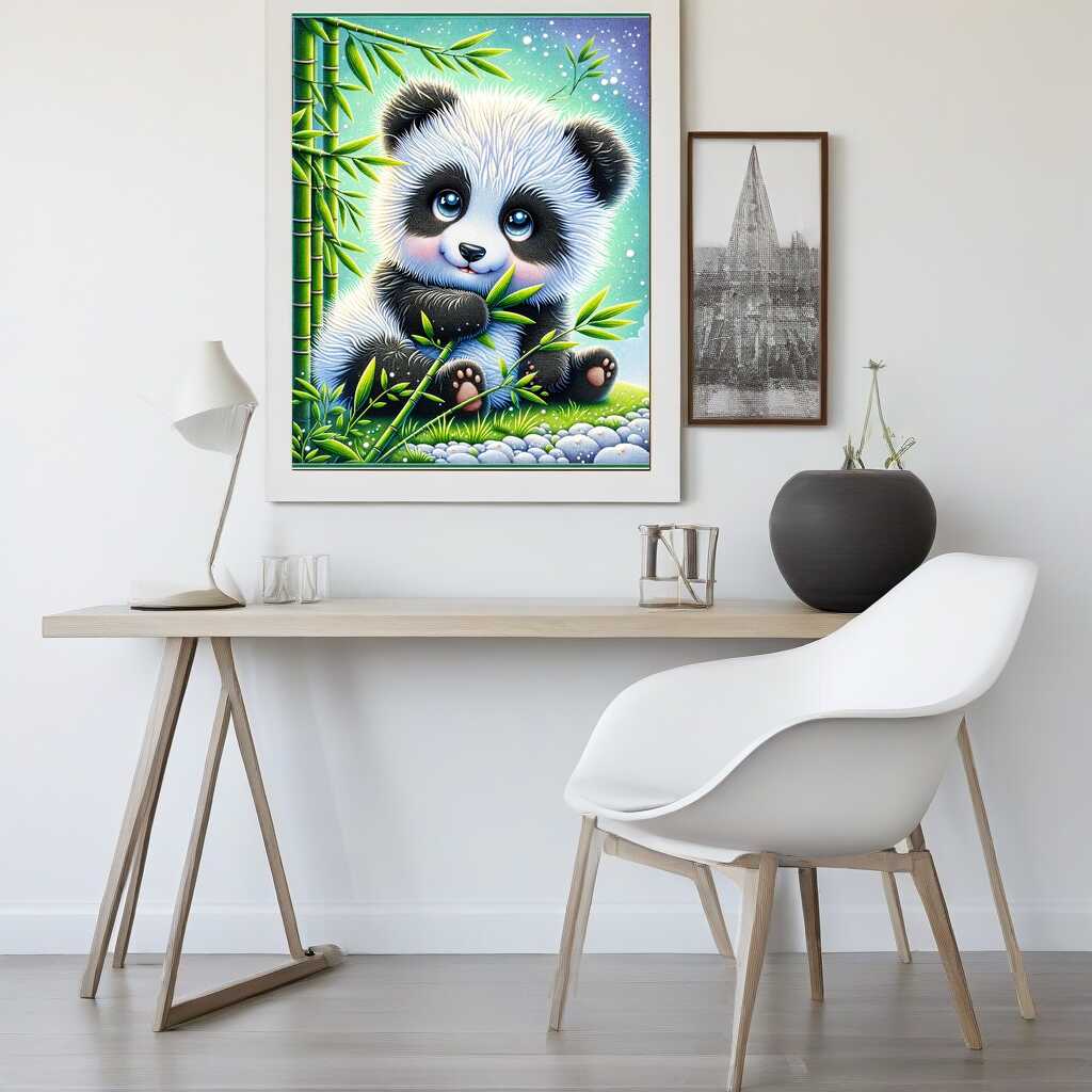 2+1 gratis! |  Diamond Painting - Kleiner Panda