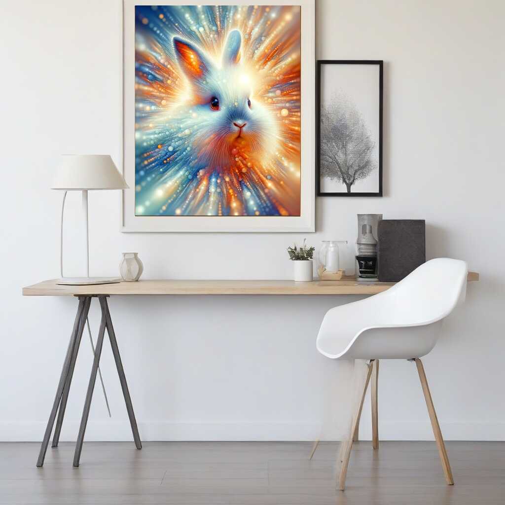 2+1 gratis! |  Diamond Painting - Hase Portrait