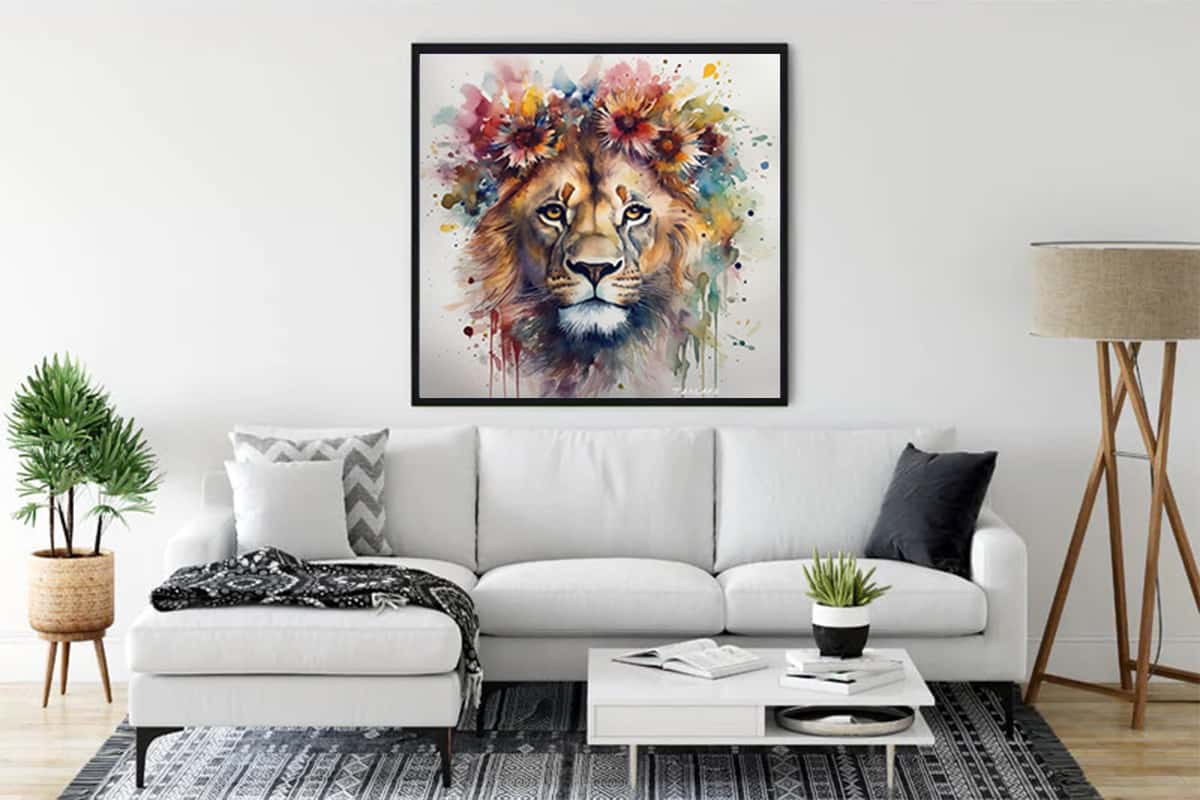 2+1 gratis! |  Diamond Painting - König der Tiere