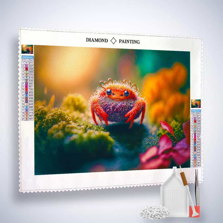 2+1 gratis! |  Diamond Painting - Kleine Krabbe