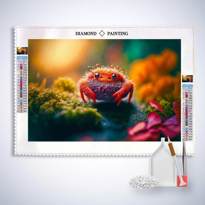 2+1 gratis! |  Diamond Painting - Kleine Krabbe