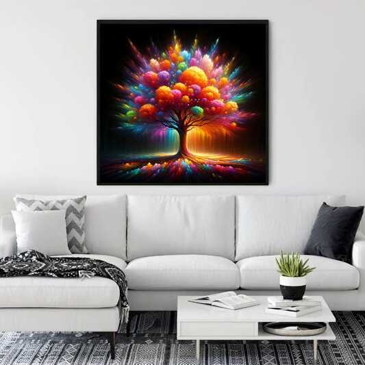2+1 gratis! |  Diamond Painting - Prachtvoller Wunderbaum