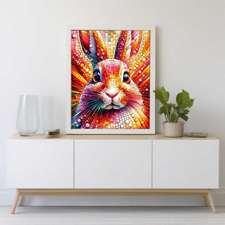 2+1 gratis! |  Diamond Painting - Hasenportrait
