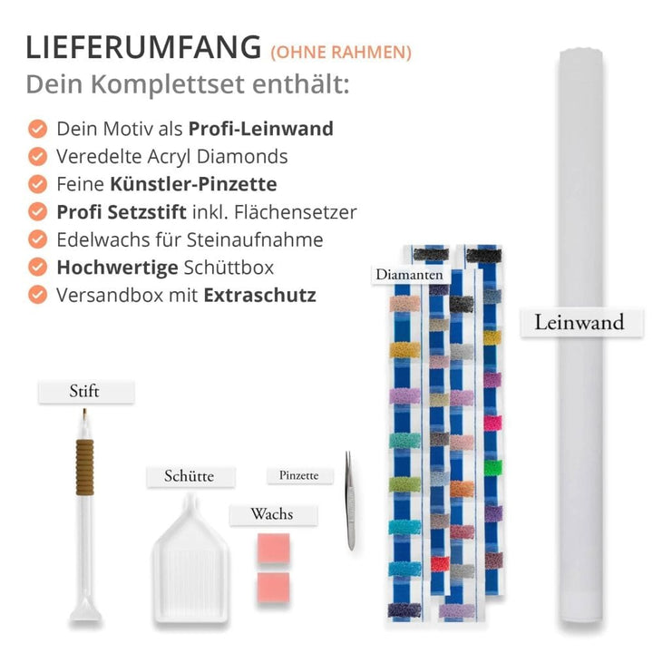 2+1 gratis! |  Diamond Painting - Hasenportrait