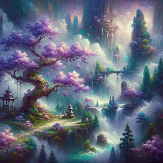 2+1 gratis! |  Diamond Painting - Verwunschener Garten