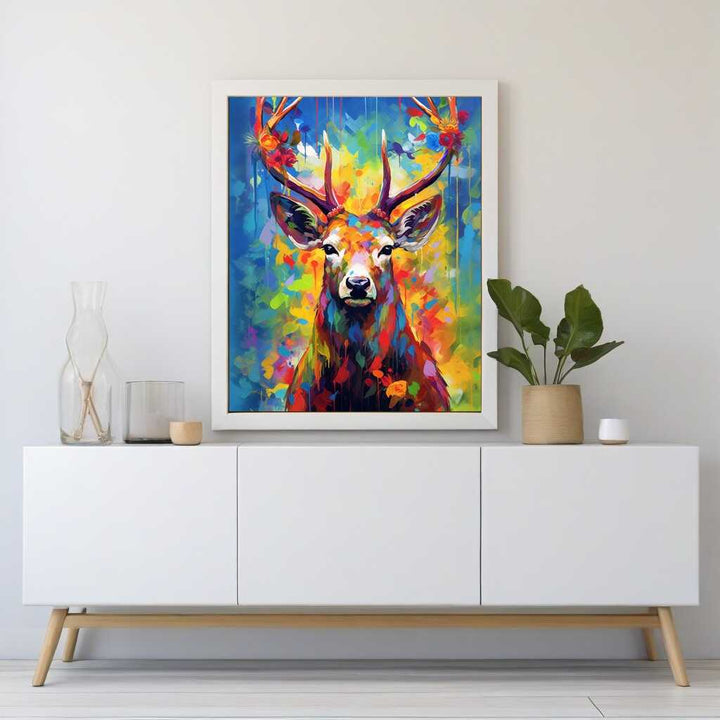 2+1 gratis! |  Diamond Painting - Farbenpracht des Waldes, abstrakt