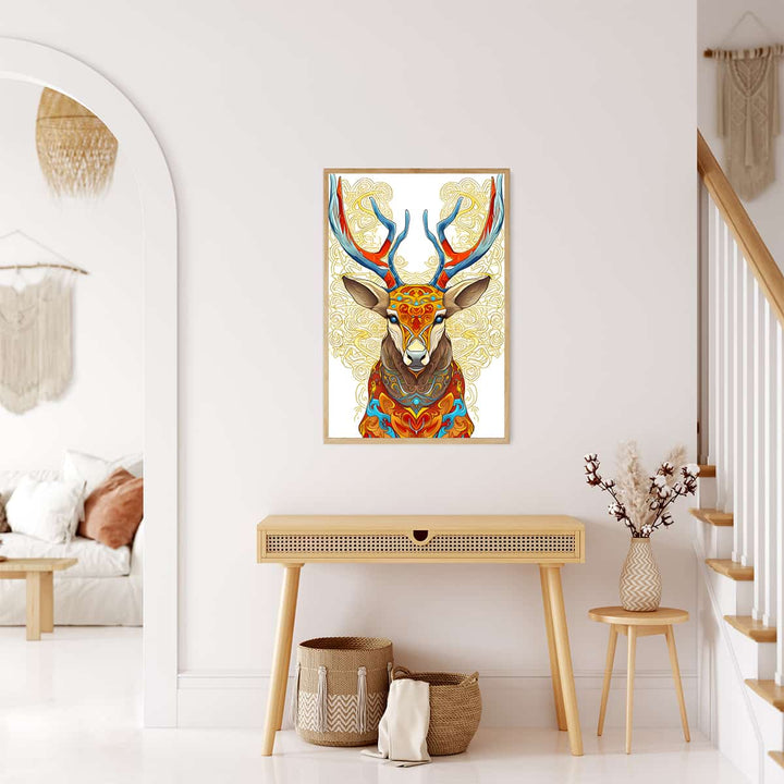 2+1 gratis! |  Diamond Painting - Vector Hirsch