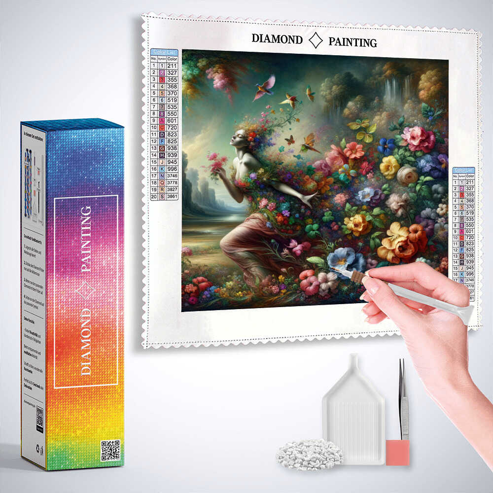 2+1 gratis! |  Diamond Painting - Florales Erwachen
