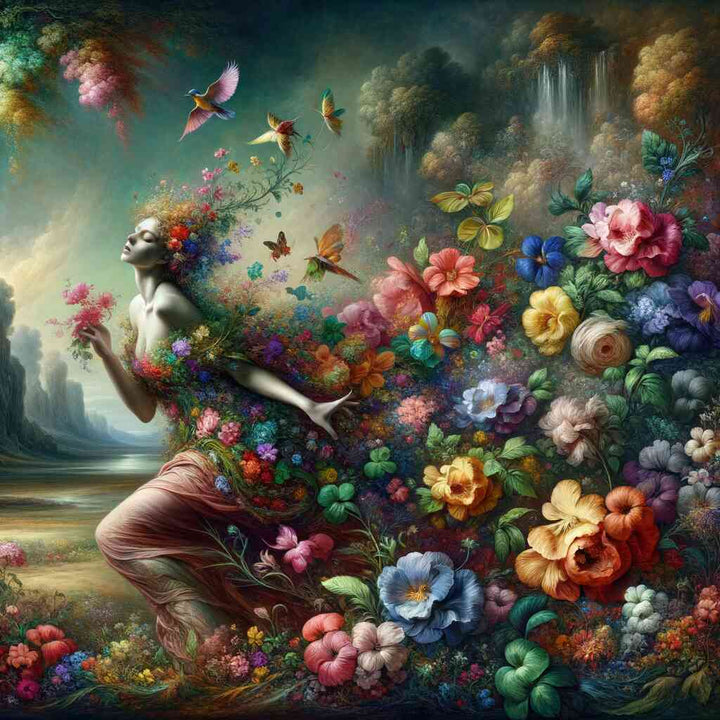 2+1 gratis! |  Diamond Painting - Florales Erwachen