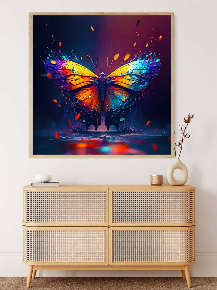 2+1 gratis! |  AB Diamond Painting - Schmetterling Farbenprächtig
