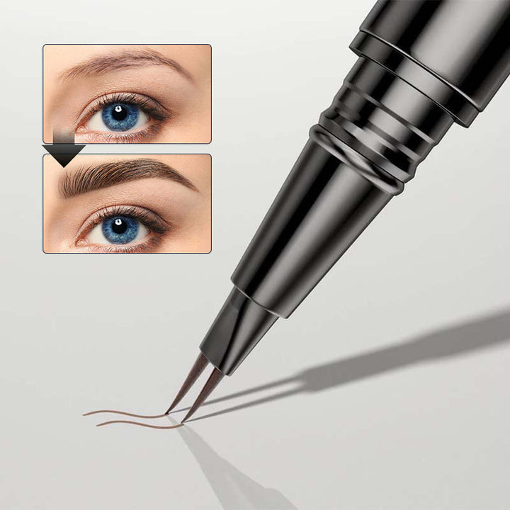 2-in-1-Augenbrauenstift mit zwei Enden und Mikrogabel-Spitze