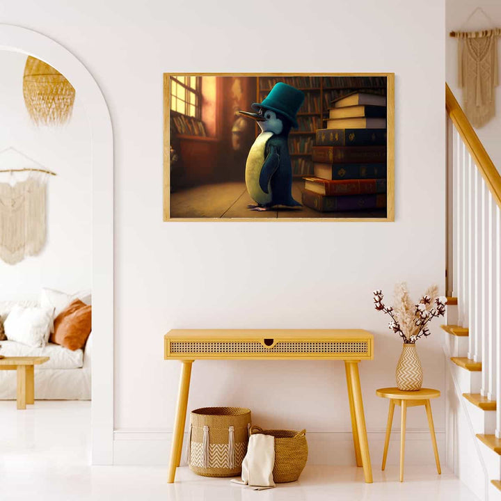 2+1 gratis! |  Diamond Painting - Pinguin mit Hut
