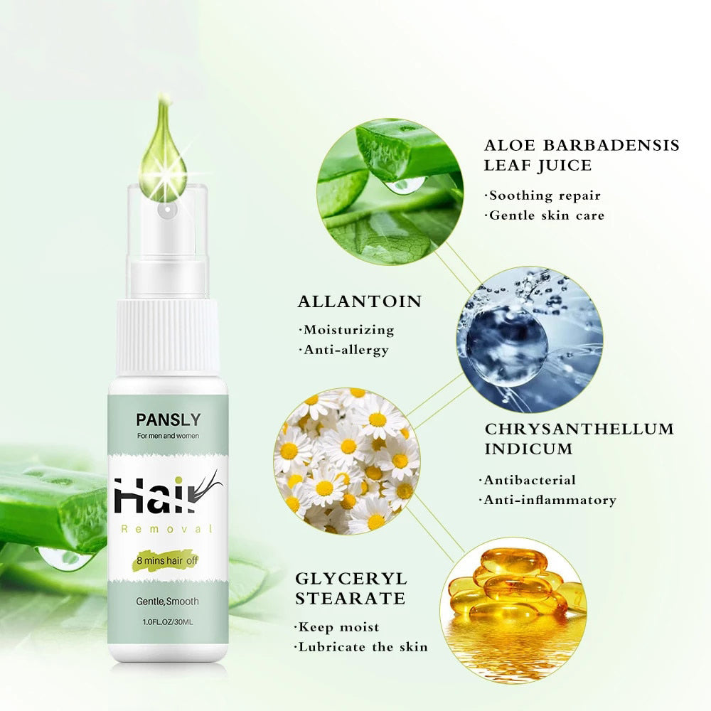 SmoothEase - 100% Natürliches Haarentfernungsspray | 1+1 GRATIS