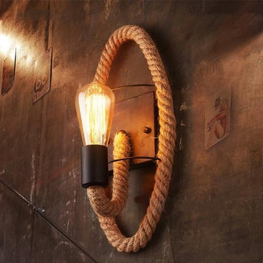 Vintage Rope Wandleuchte
