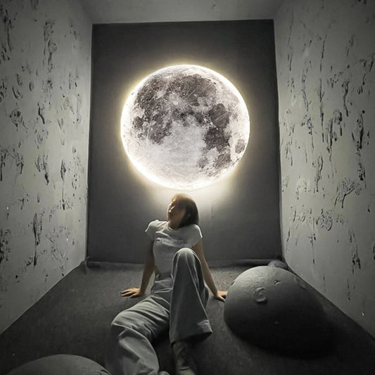3D LED Mond oder Erde Decken- oder Wandleuchte